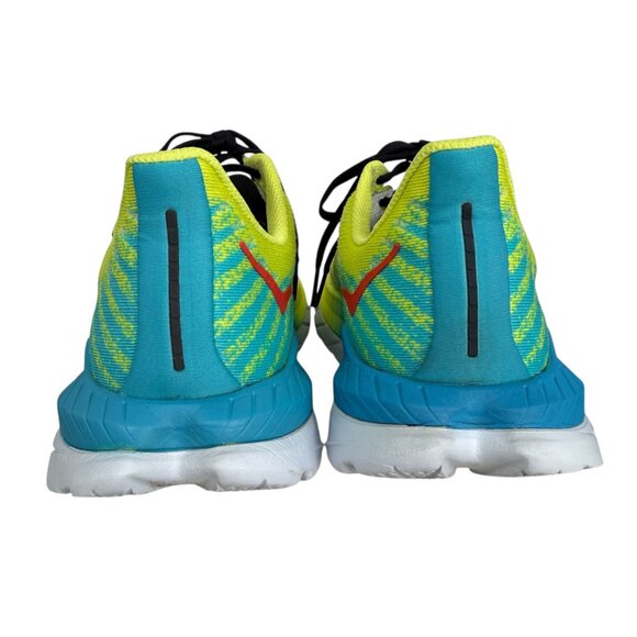 HOKA Mach 5 Evening Primrose Scuba Blue men's running training sneakers size 10 - Picture 4 of 9